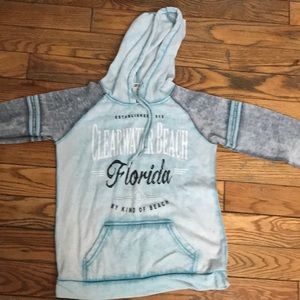 A clear water beach hoodie!!